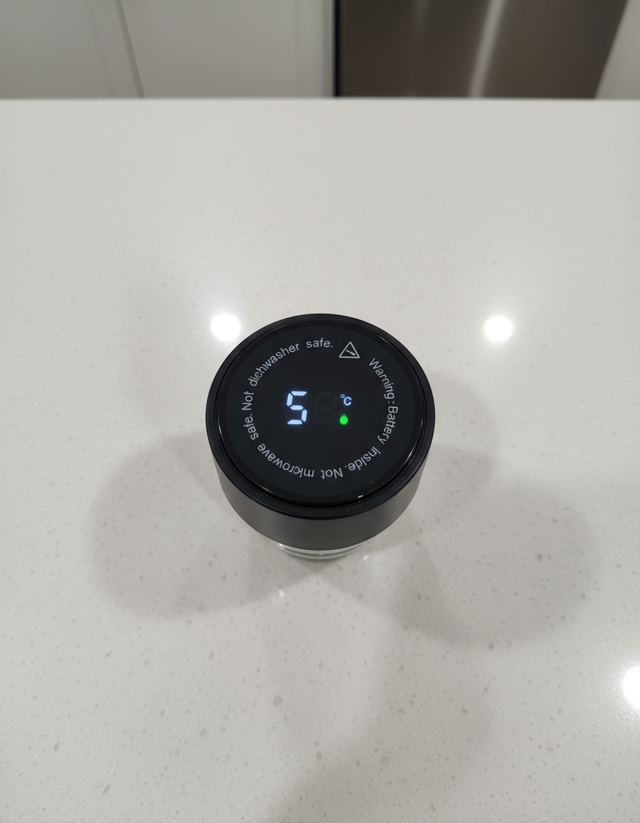 Smart Temperature Water Bottle (HOT&COLD) – Matte Black 500ml