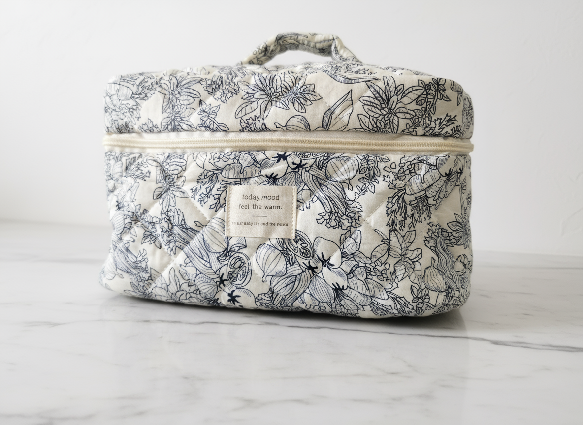 Large Capacity Packing Cube Material Set Blue & White – 4 Pieces