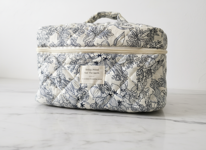 Large Capacity Packing Cube Material Set Blue & White – 4 Pieces