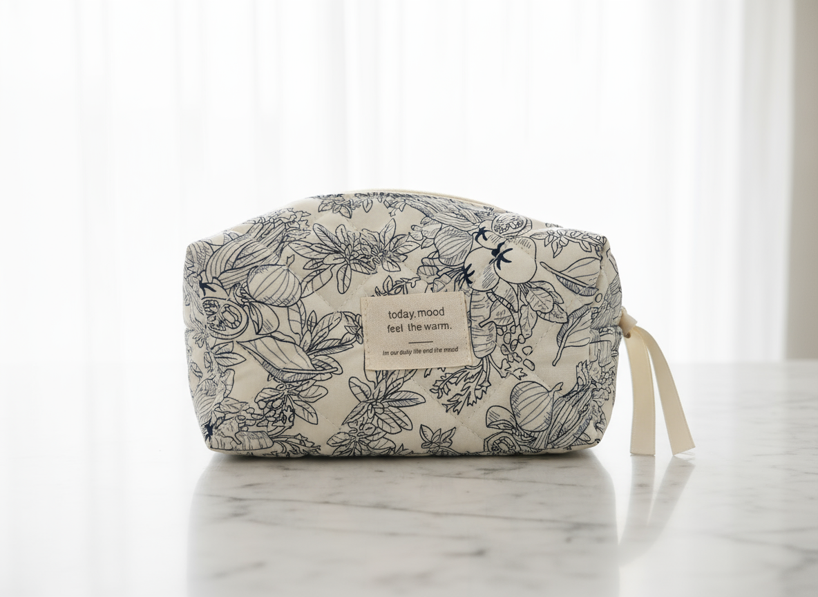 Large Capacity Packing Cube Material Set Blue & White – 4 Pieces